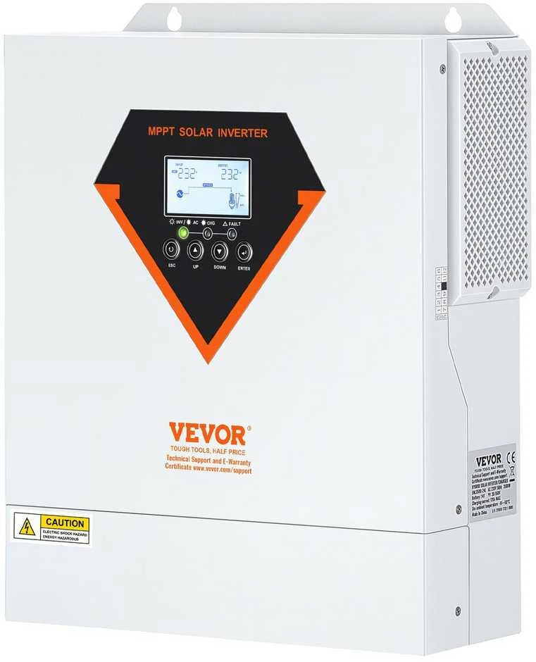 VEVOR Hibridinis saulės inverteris įkroviklis 3500W