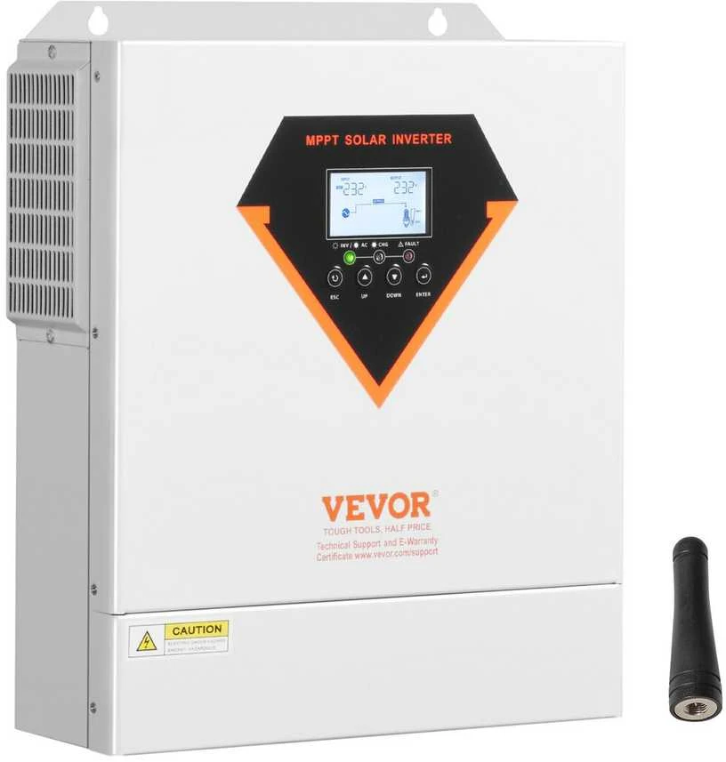 VEVOR Hibridinis saulės inverteris įkroviklis 3500W