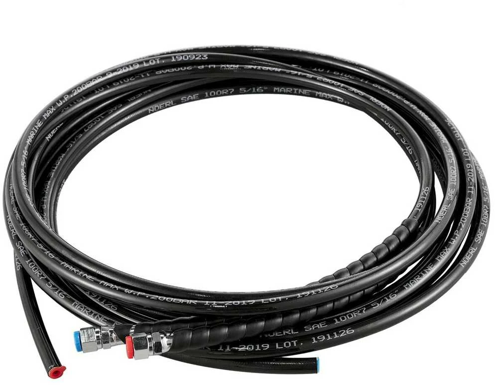 VEVOR 300 AG hidraulinis vairavimo komplektas valčiai – aliuminio cilindras, 34 cm vairas, 3 m žarna su ORB jungtimis