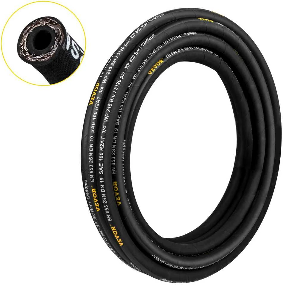 VEVOR Hidraulinė žarna 6 mm x 100 m