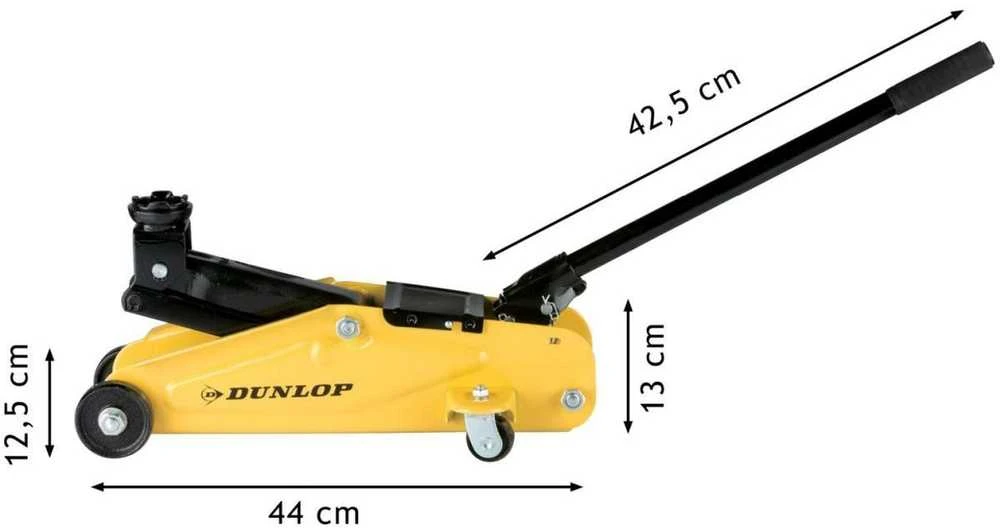 Dunlop domkratas su ratukais 2000kg