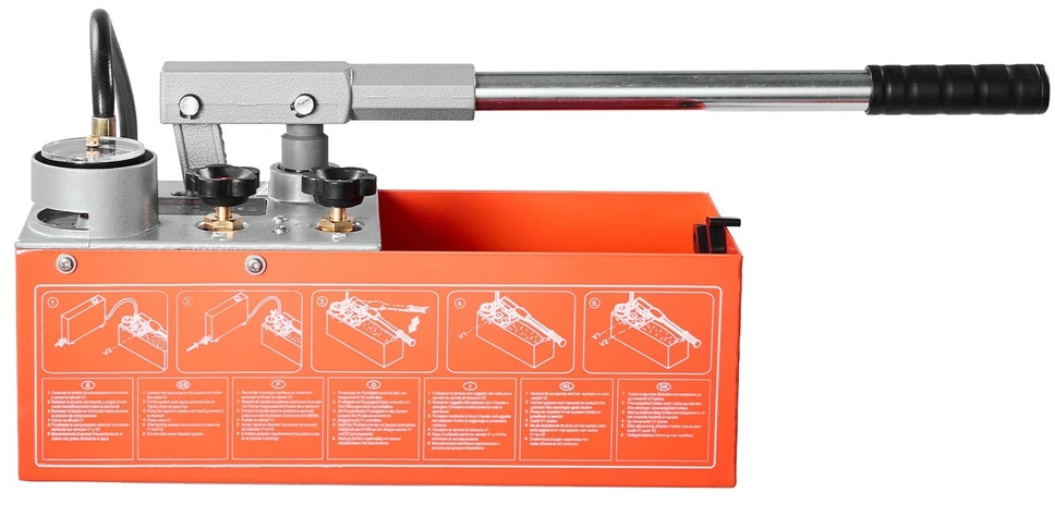VEVOR Hidrostatinis bandymo siurblys 7,57 L, 0–60 bar
