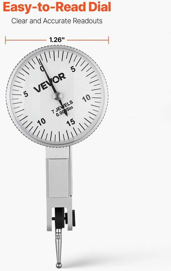 VEVOR Indikatorius su magnetiniu pagrindu ir dėklu