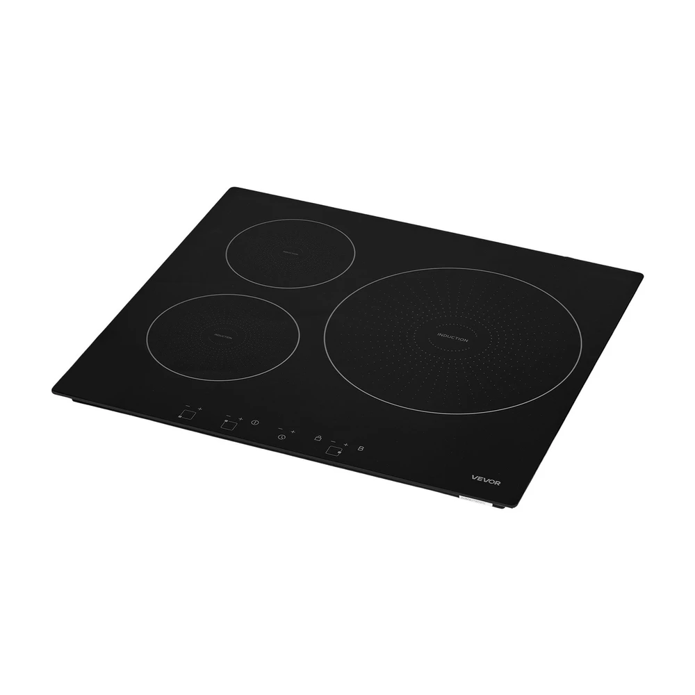 Indukcinė kaitlentė 60 cm, 3 zonos