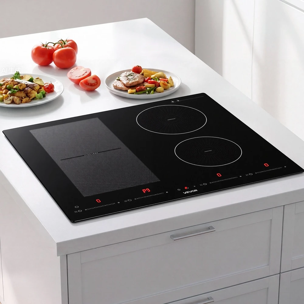 Indukcinė kaitlentė 60 cm, 4 zonos