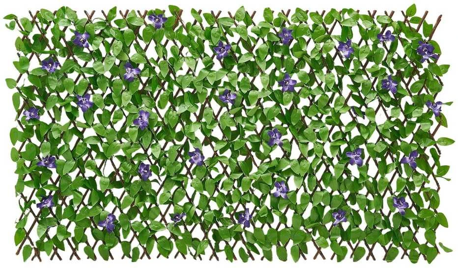 VEVOR Išplečiama privati tvora su dirbtiniu gebenės paneliu