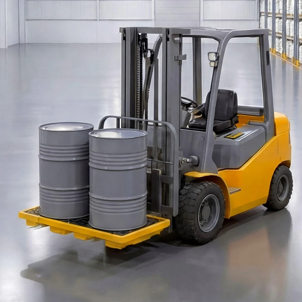 Išsiliejimų sulaikymo padėklas 2 statinėms