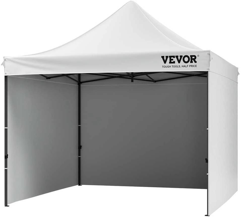 VEVOR Išskleidžiama pavėsinės palapinė 304x304cm su sienelėmis