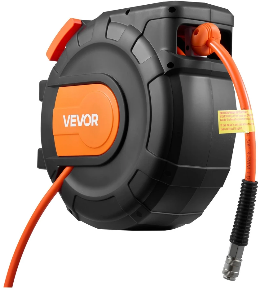 VEVOR Ištraukiama oro žarnos ritė, 15 m, 300 PSI