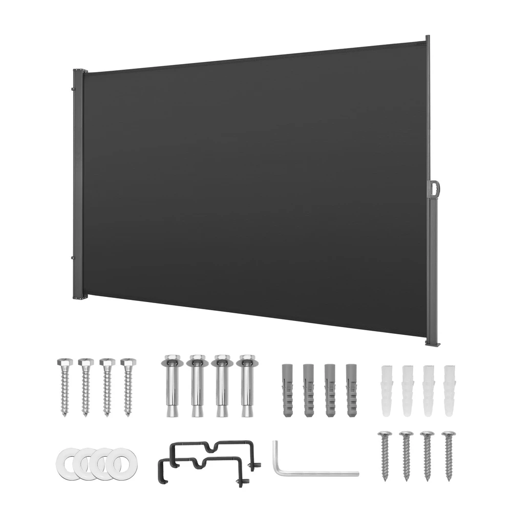 VEVOR Ištraukiama šoninė markizė 180 x 300 cm