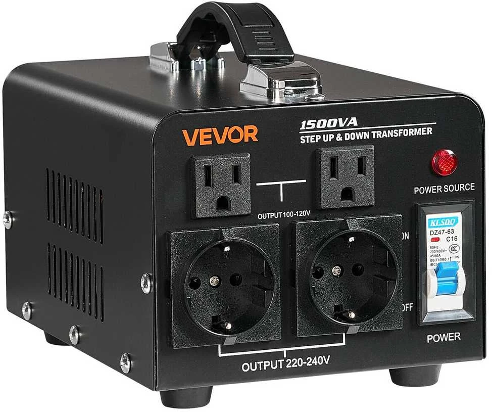 VEVOR Įtampos keitiklis transformatorius 1500VA