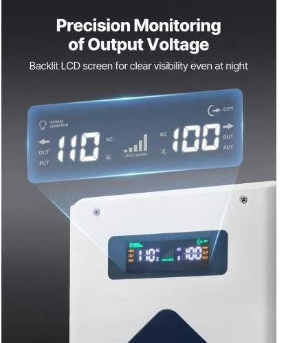 VEVOR Įtampos konverteris 220V į 110V, 3000VA