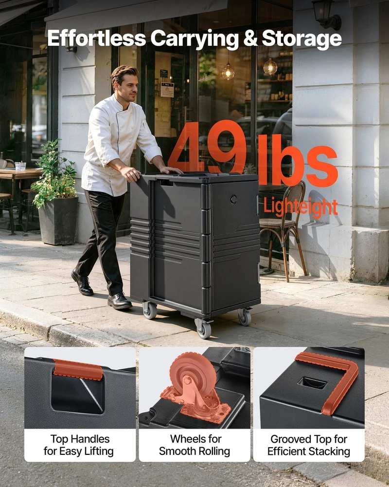VEVOR Izoliuota maisto indų dėžė 120 l
