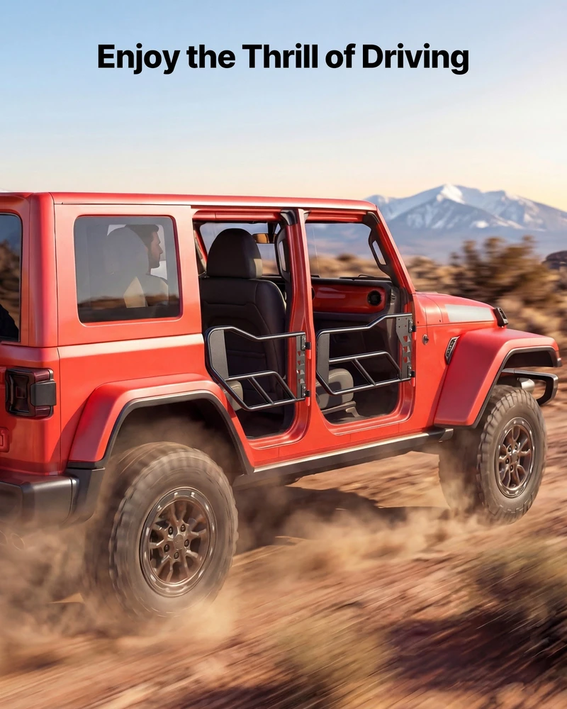 VEVOR Jeep vamzdinės durys 4 durims JK Unlimited