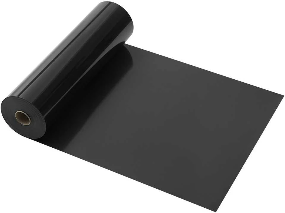 VEVOR Juodas blizgus vinilas šilumos perkėlimui
