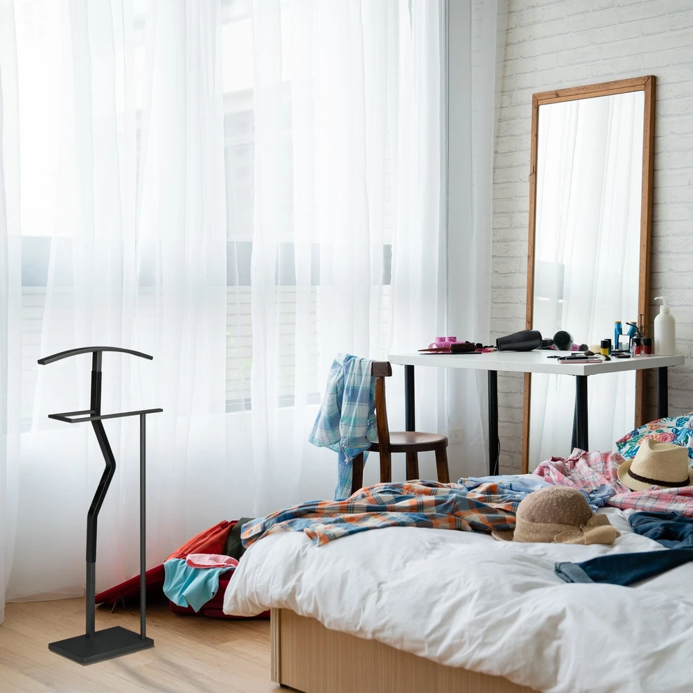 Relaxdays Juodas kostiumo stovas