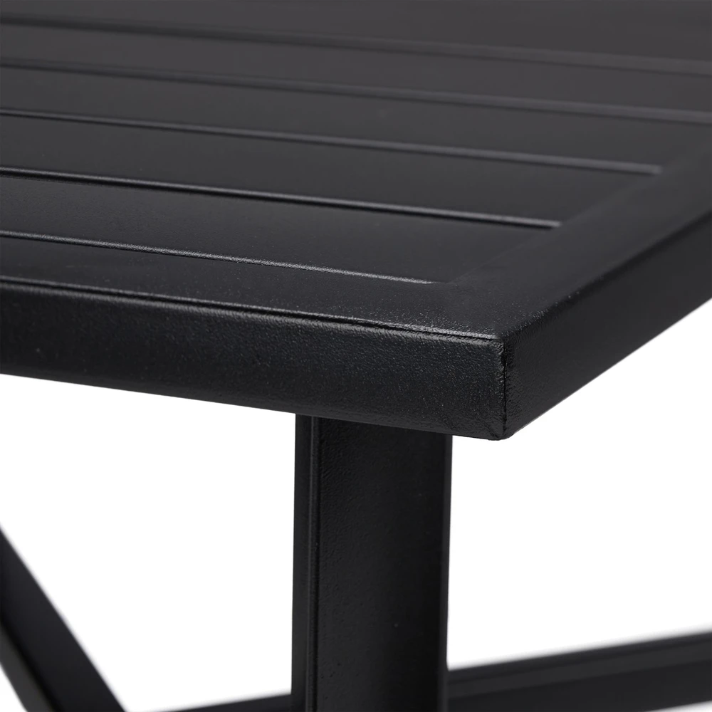 Relaxdays Juodas sodo stalas