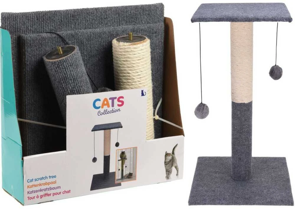 Cats Collection Kačių draskyklė su medžiu ir kamuoliukais