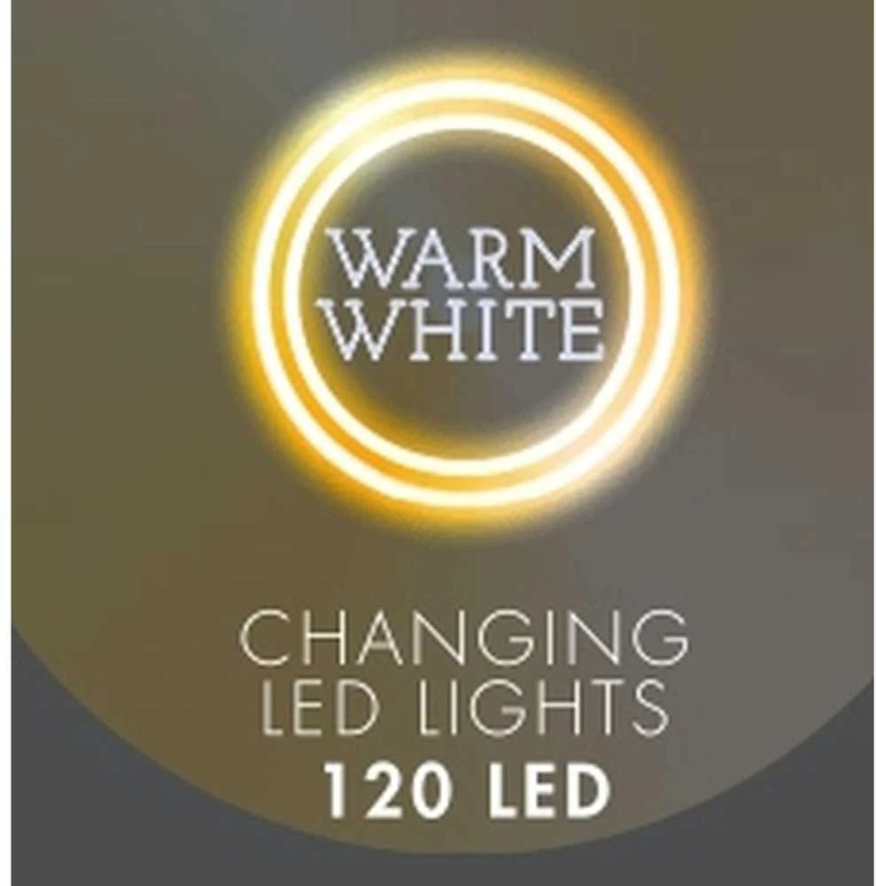 Christmas Decoration Kalėdinės užuolaidų lemputės 120 LED su pulteliu