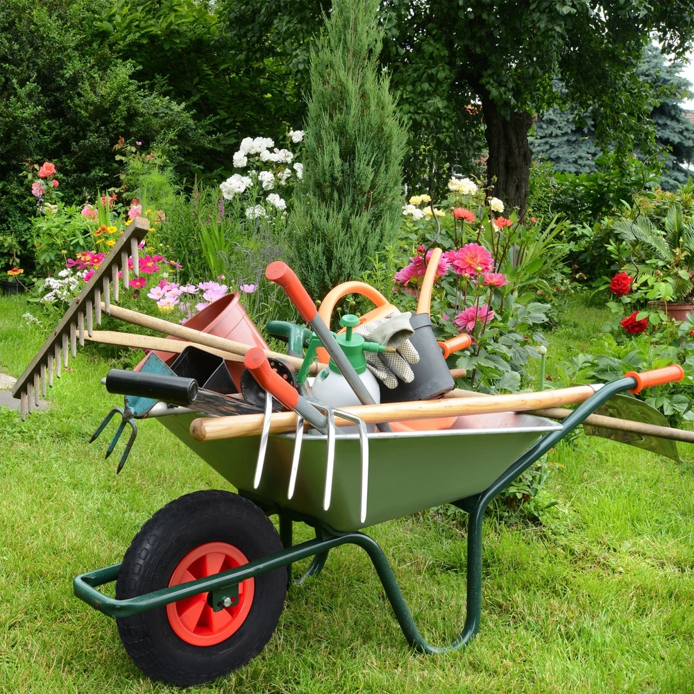 Relaxdays Karučio ratas 3.50-6" raudonas