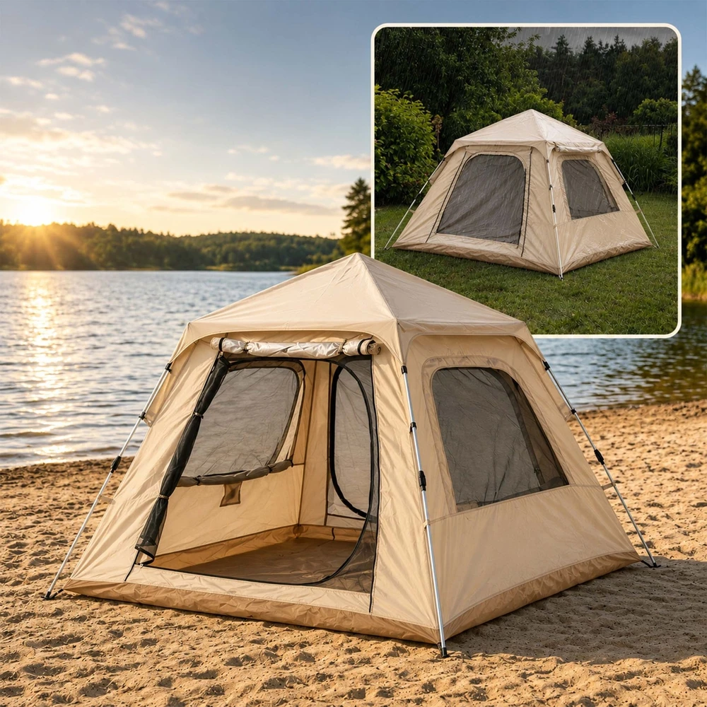 Relaxdays Kempingo palapinė 394 asmenims su stogeliu