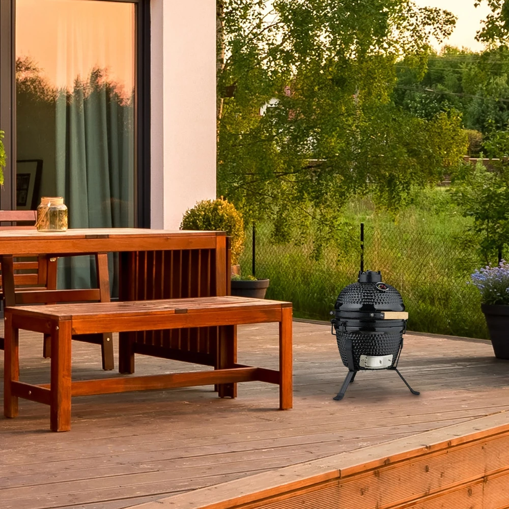Relaxdays Keraminė Kamado kepsninė