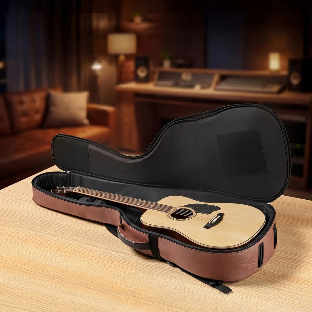 Kietas dėklas akustinei gitarai, 1195 mm