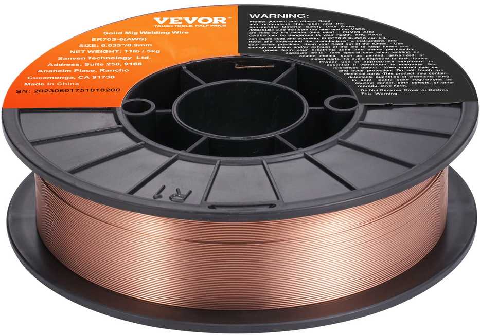 VEVOR Kietas MIG suvirinimo viela 0.9 mm