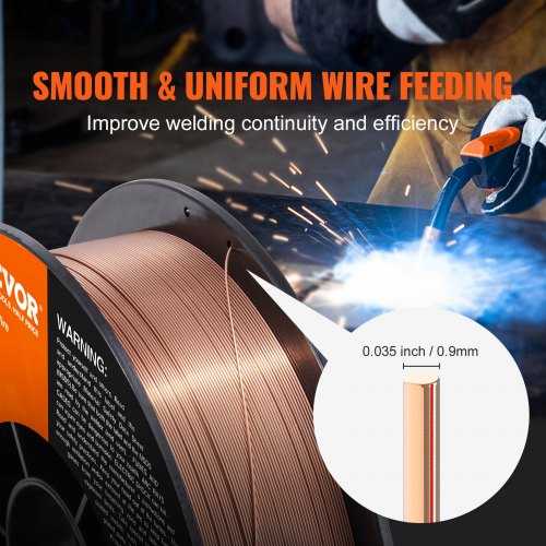VEVOR Kietas MIG suvirinimo viela 0.9 mm