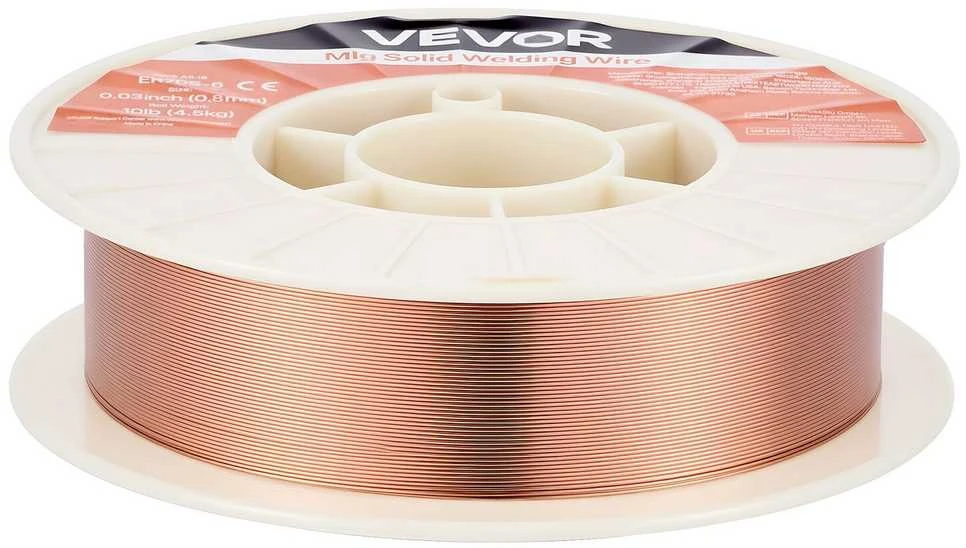 VEVOR Kietas MIG suvirinimo vielas ER70S-6, 0.8mm, 4.5kg