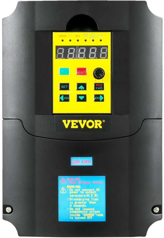 VEVOR Kintamo dažnio pavara, AC 220V įėjimas, 4kW