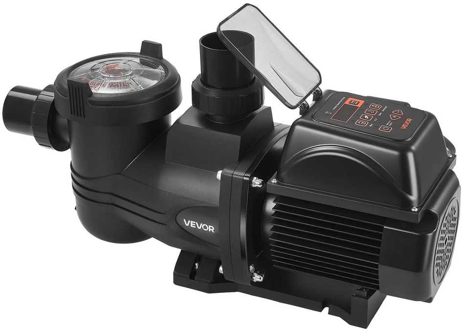 VEVOR Kintamojo greičio baseino siurblys, 1650 W, 220-240V