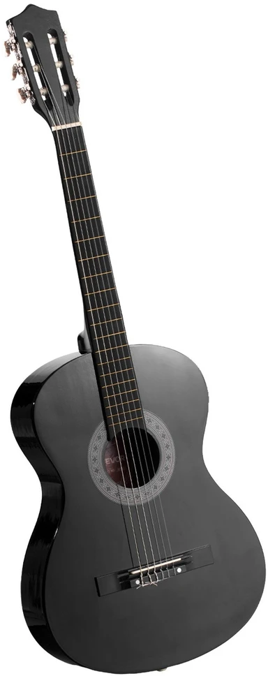 VEVOR Klasikinė gitara pradedantiesiems, juoda