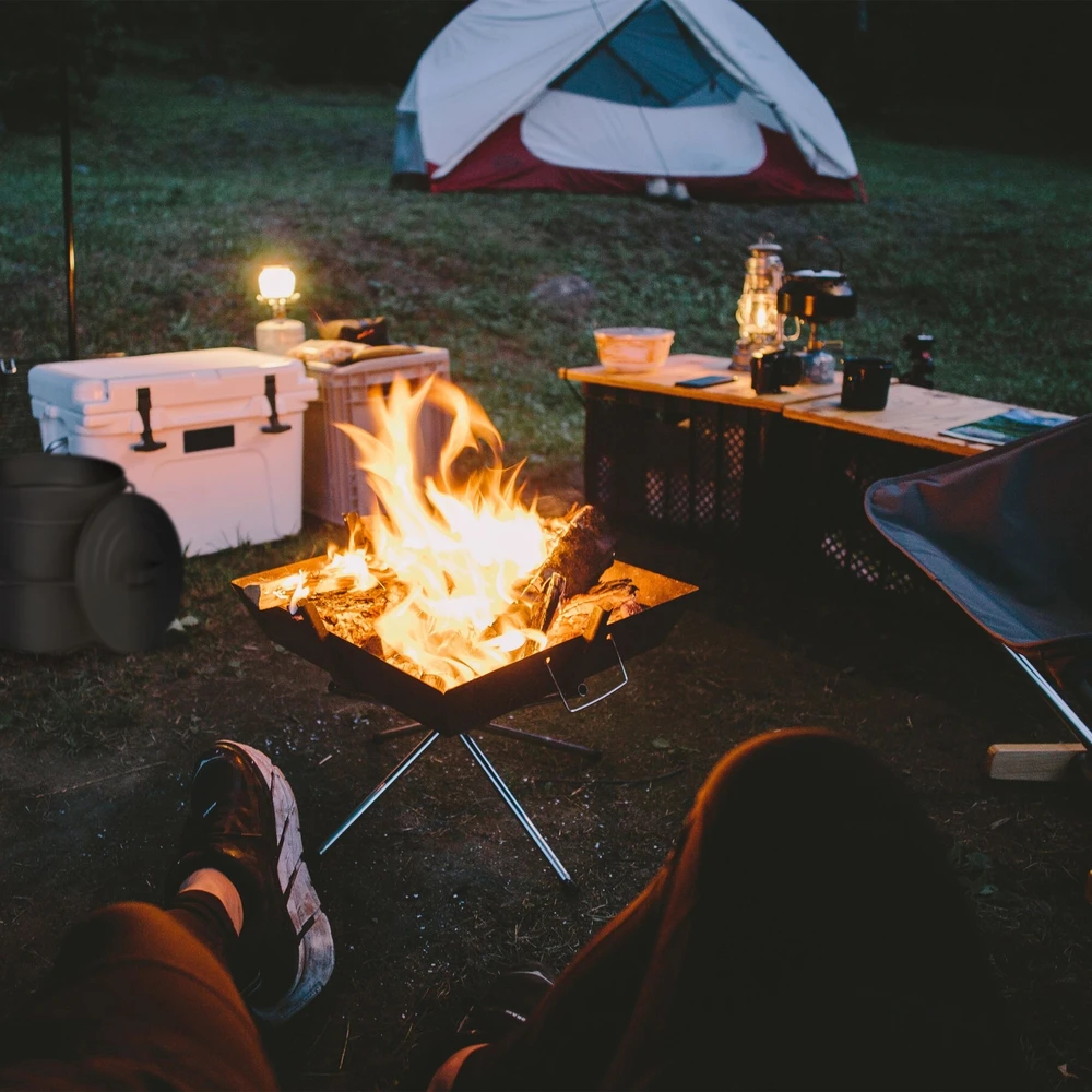 Relaxdays Klasikinis pelenų kibiras su dangčiu