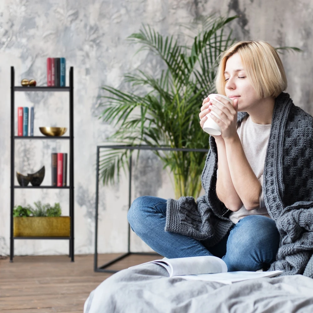 Relaxdays Knygų lentyna su 4 lentynomis