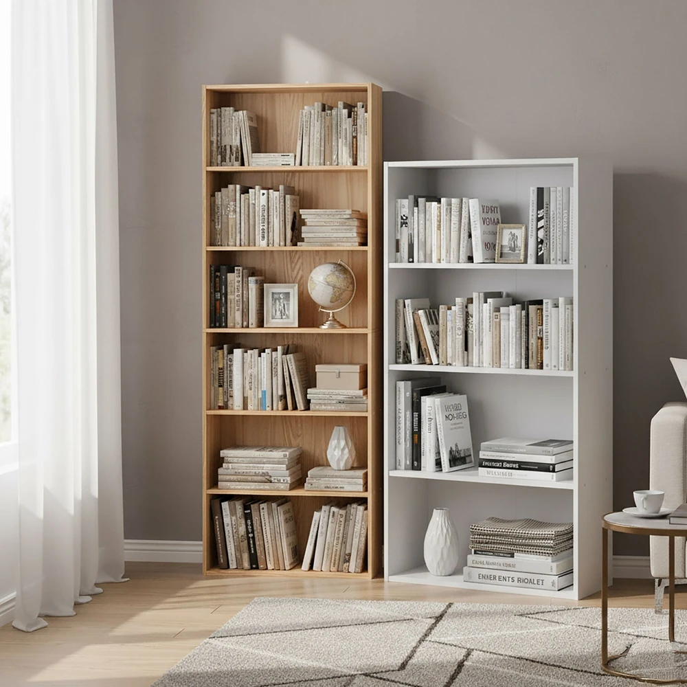 Relaxdays Knygų lentyna su reguliuojama lentyna