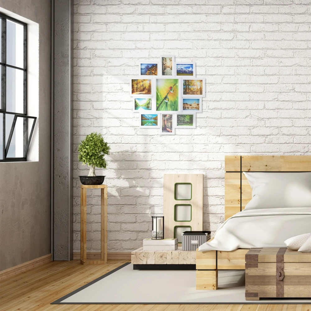 Relaxdays Koliažinis nuotraukų rėmelis 11 nuotraukų