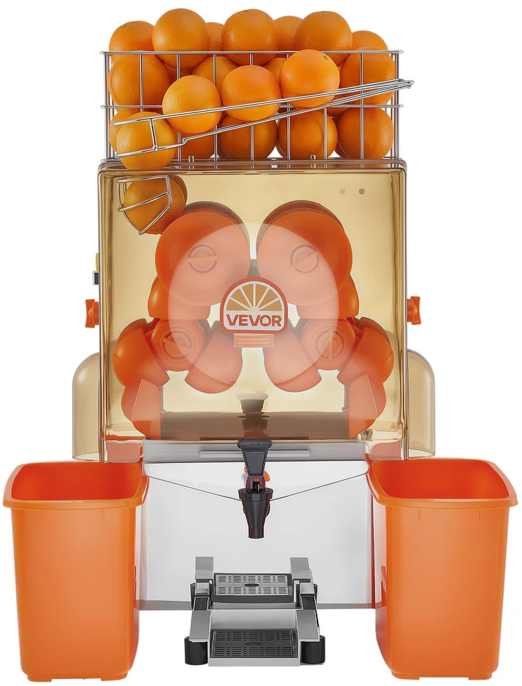 VEVOR Komercinė apelsinų sulčiaspaudė, 120W