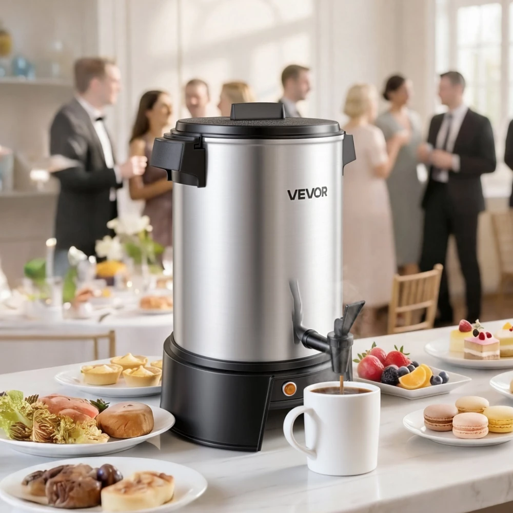 VEVOR Komercinis kavos urnas 30 puodelių 4,5 l