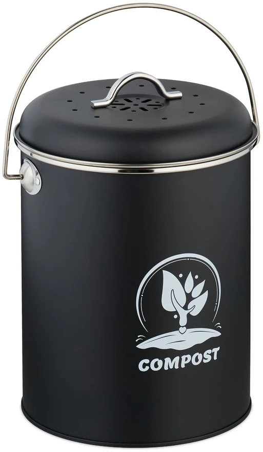 Relaxdays Komposto dėžė su kvapų filtru 5,5 litro