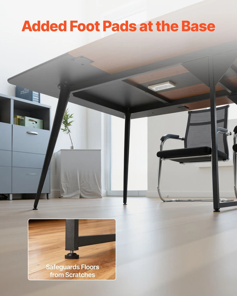 VEVOR Konferencinis stalas 240 cm 10 asmenų
