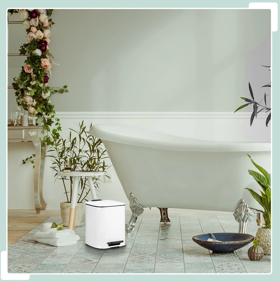 Relaxdays Kosmetinė šiukšliadėžė 6 litrai