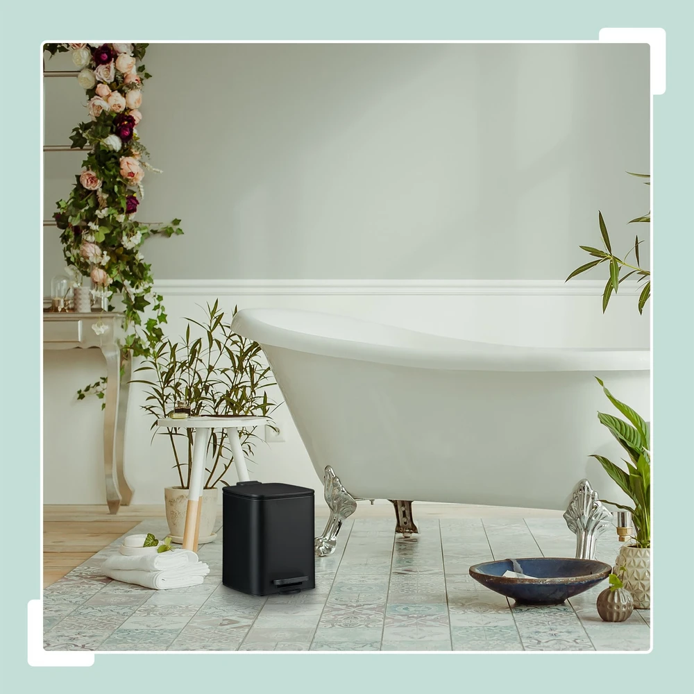 Relaxdays Kosmetinė šiukšliadėžė 6 litrai