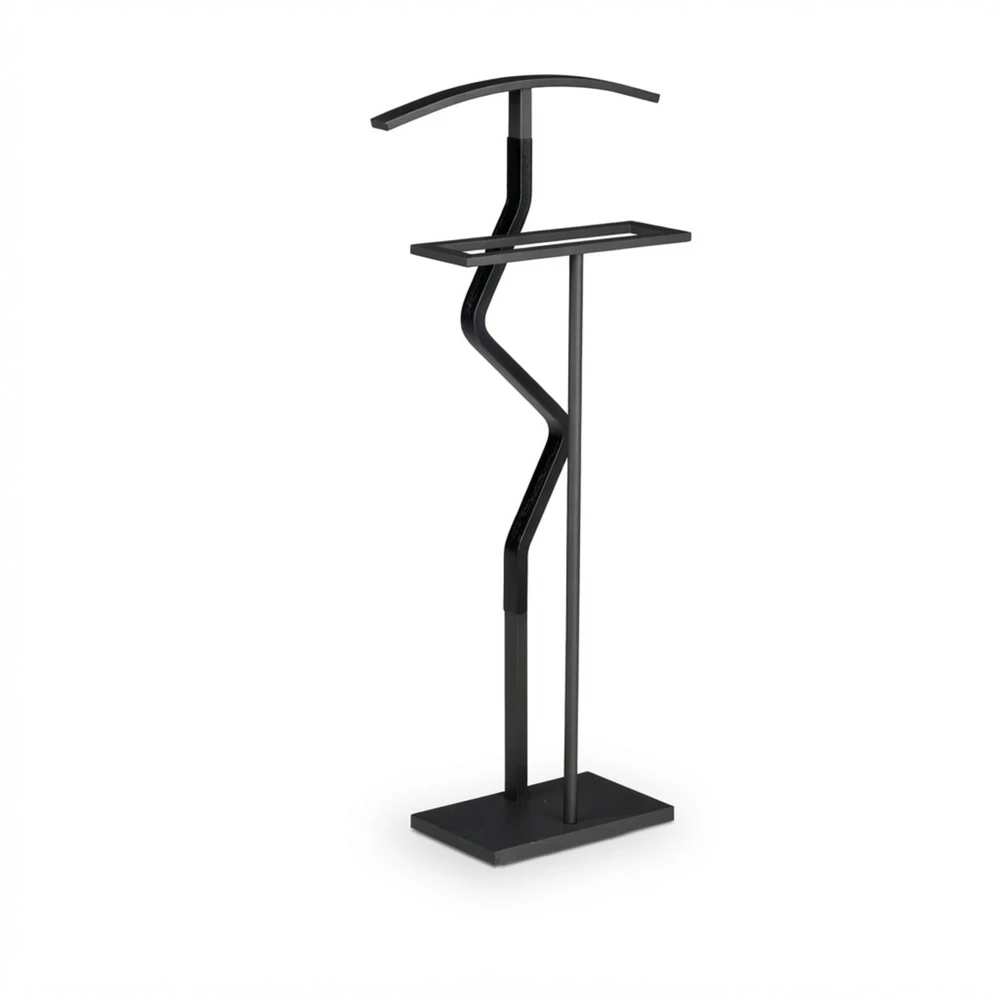 Relaxdays Kostiumo stovas 107 cm juodas