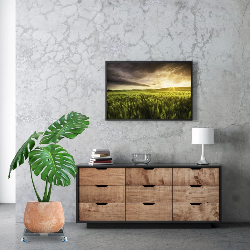 Relaxdays Kvadratinis išplečiamas vazonų vežimėlis