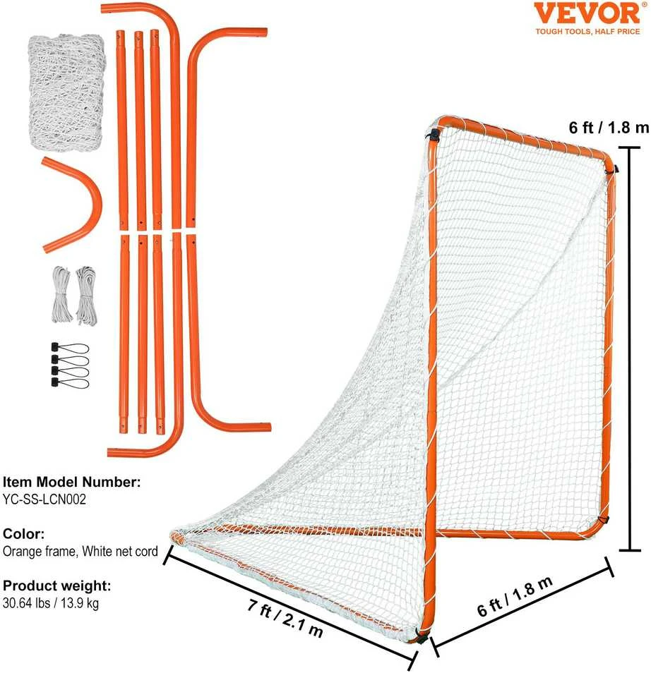 Vevor Lacrosės vartai, 182 cm x 182 cm tinklas
