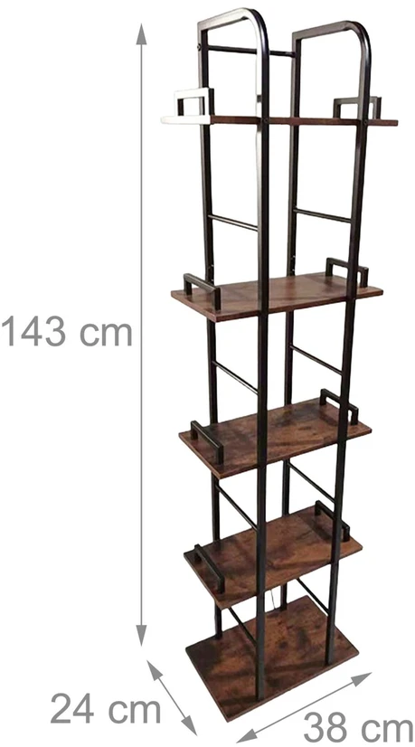 Relaxdays Laisvai pastatoma lentyna su 5 pakopomis