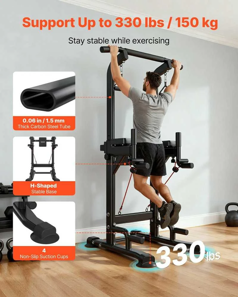 Vevor Laisvai stovinti prisitraukimų stotis 150 kg