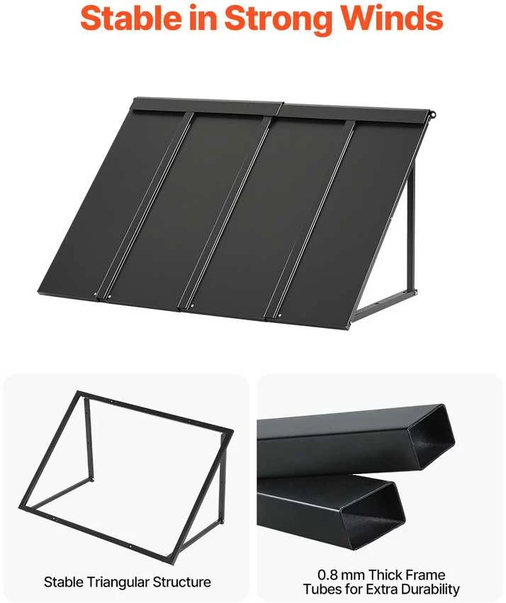 VEVOR Langų stogelis 1125x610 mm prie įėjimo