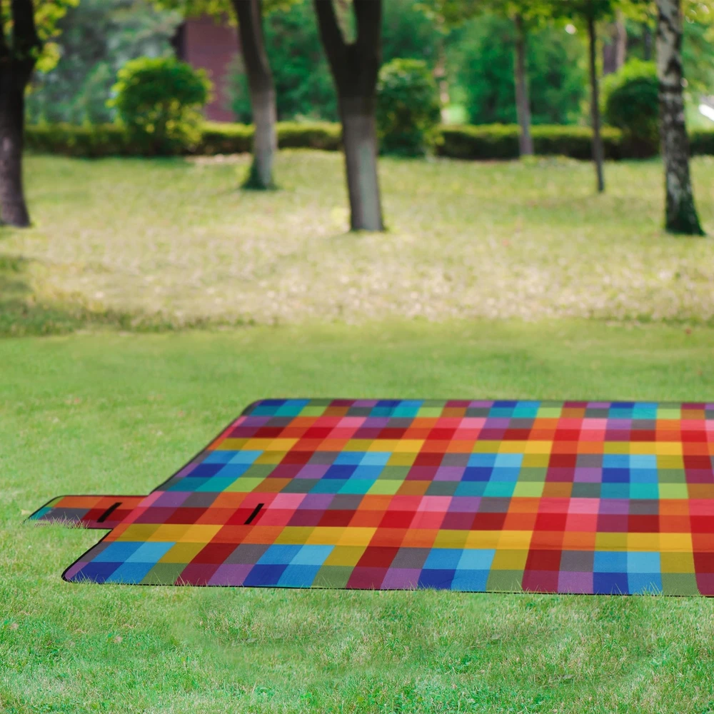 Relaxdays Languotas pikniko kilimėlis 200x300cm